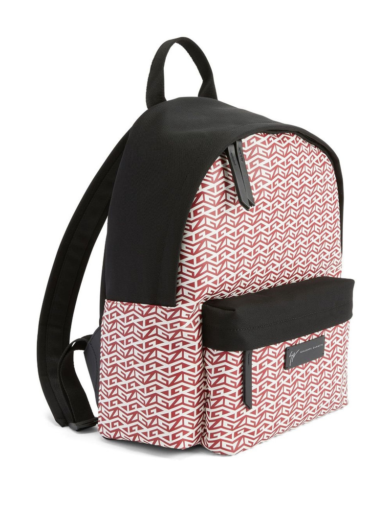 Bud logo-monogram backpack 4