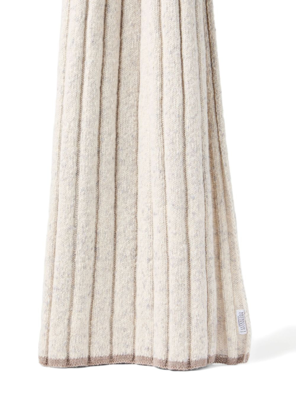 ribbed cashmere scarf - 2