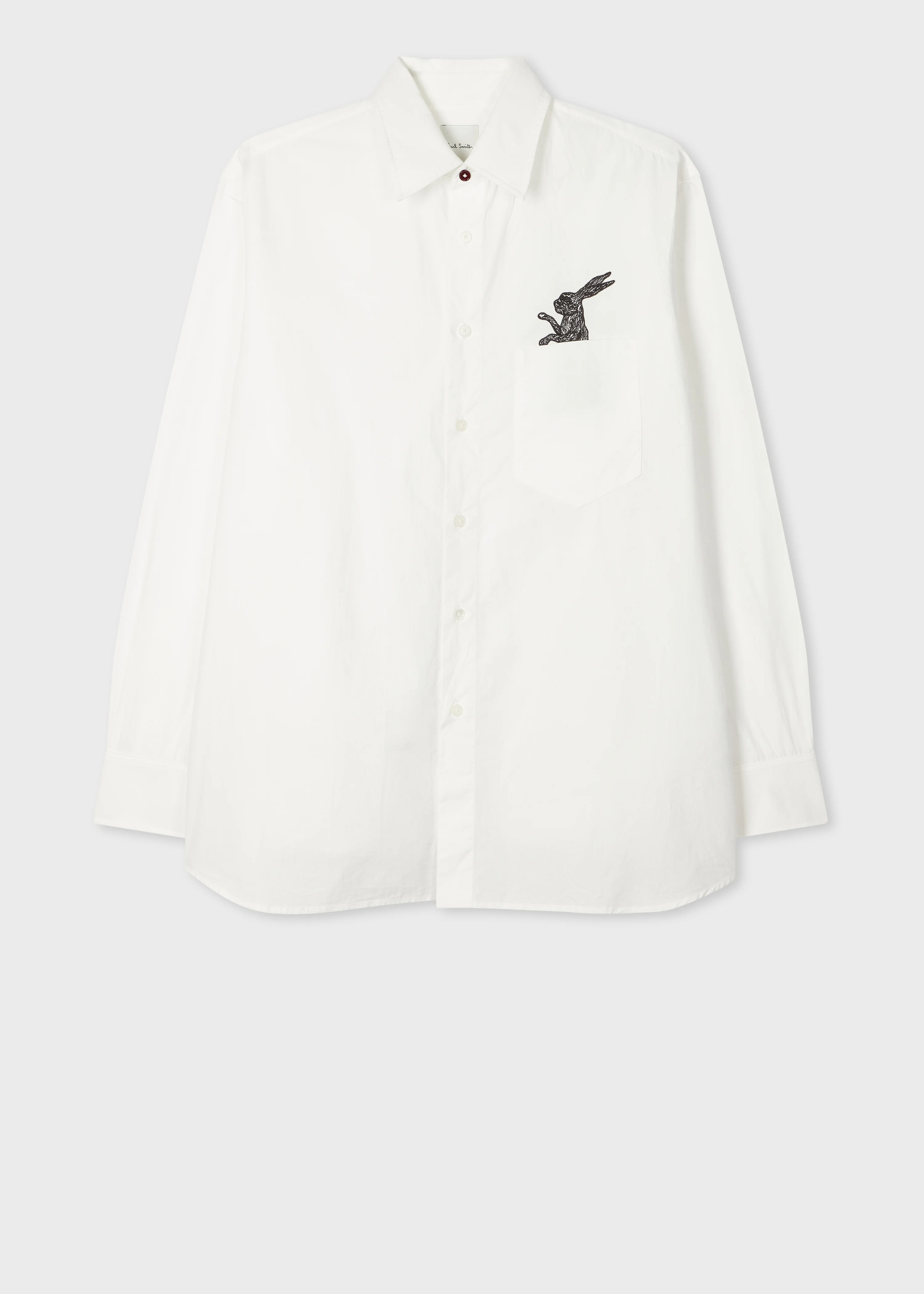 White Rabbit Pocket Cotton Shirt - 1