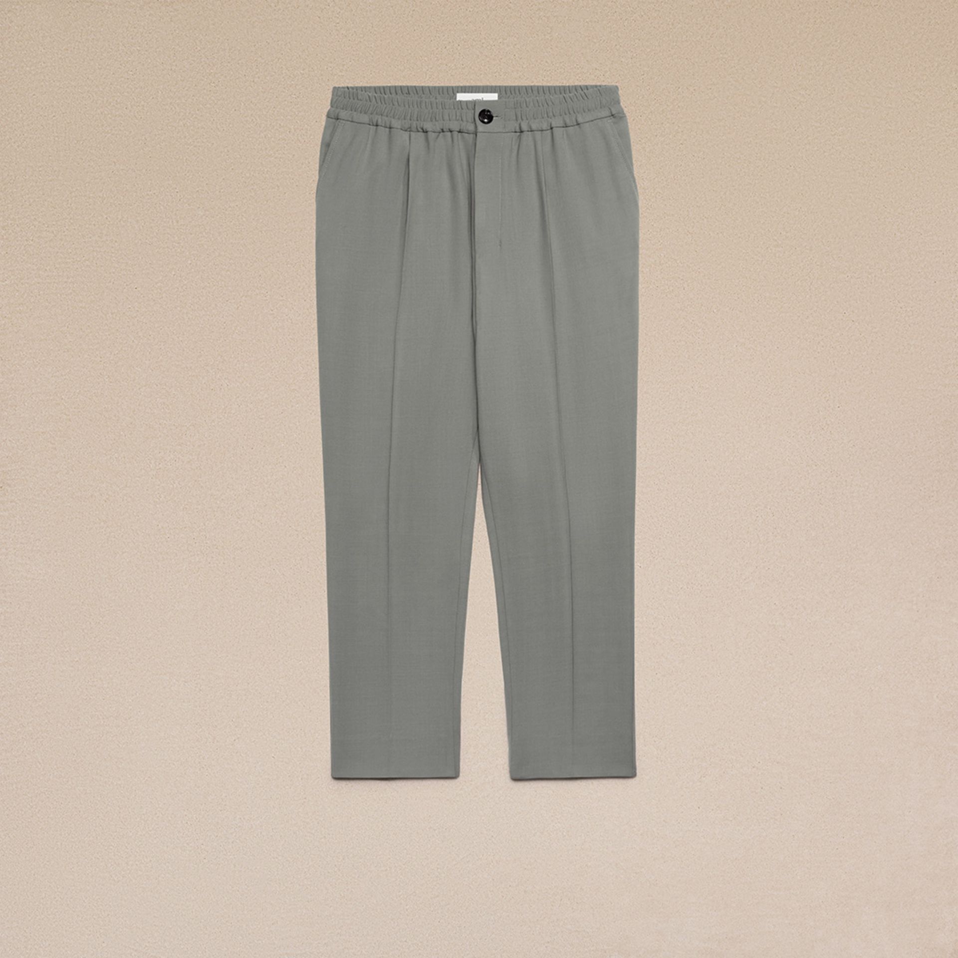 Elasticated Waist Cropped Fit Trousers - 2
