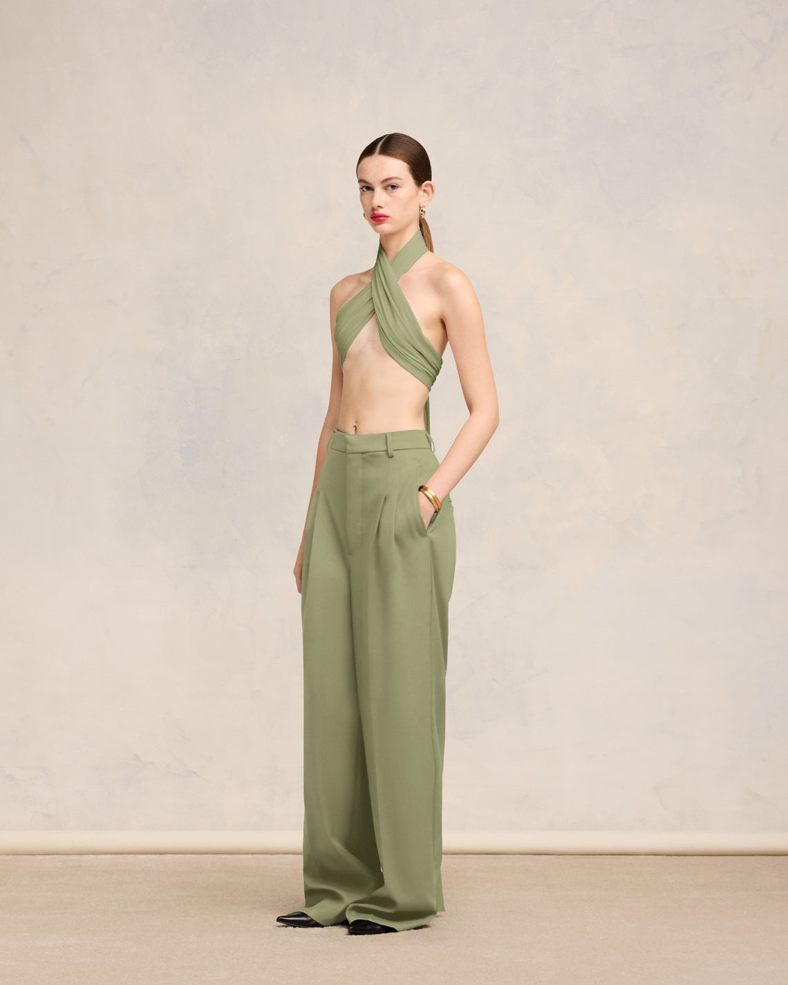 DRAPED TOP BRA - 6