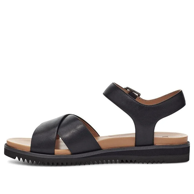 (WMNS) UGG Zoie Sandal Sandals Black Brown 1116372-BLK - 1