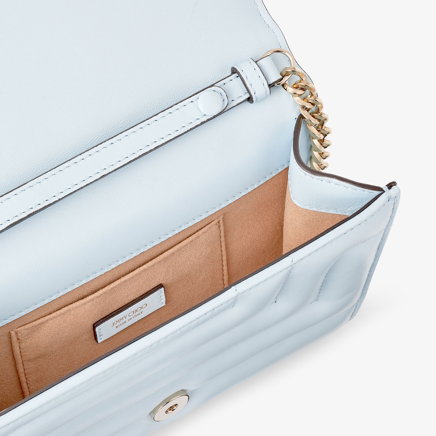 Avenue Clutch
Ice Blue Avenue Nappa Leather Clutch Bag - 5
