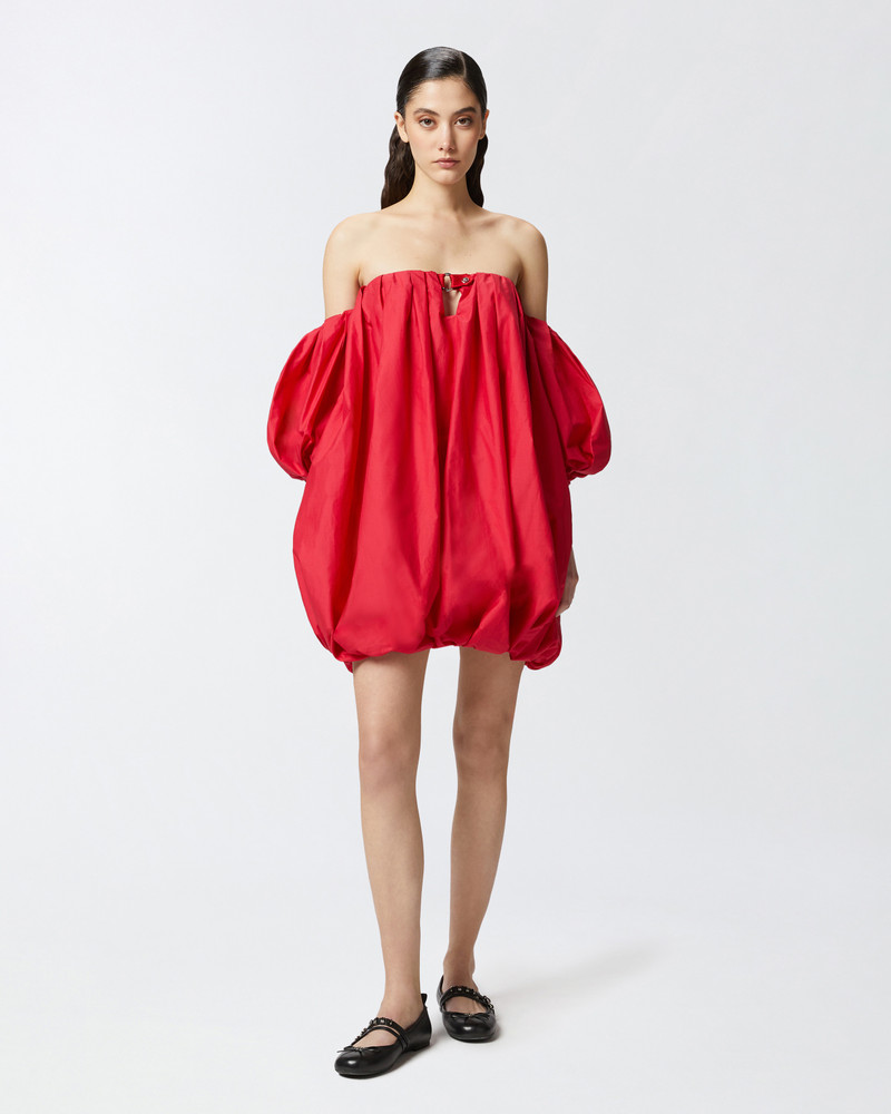 PINKO POPLIN BALLOON MINI DRESS outlook