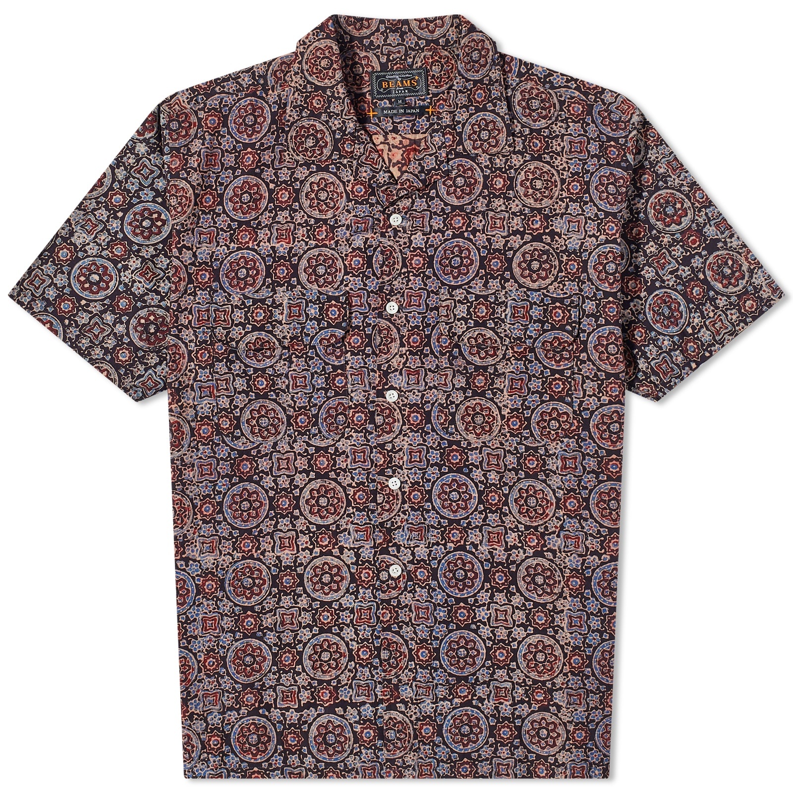 Beams Plus Ajrak Print Vacation Shirt - 1