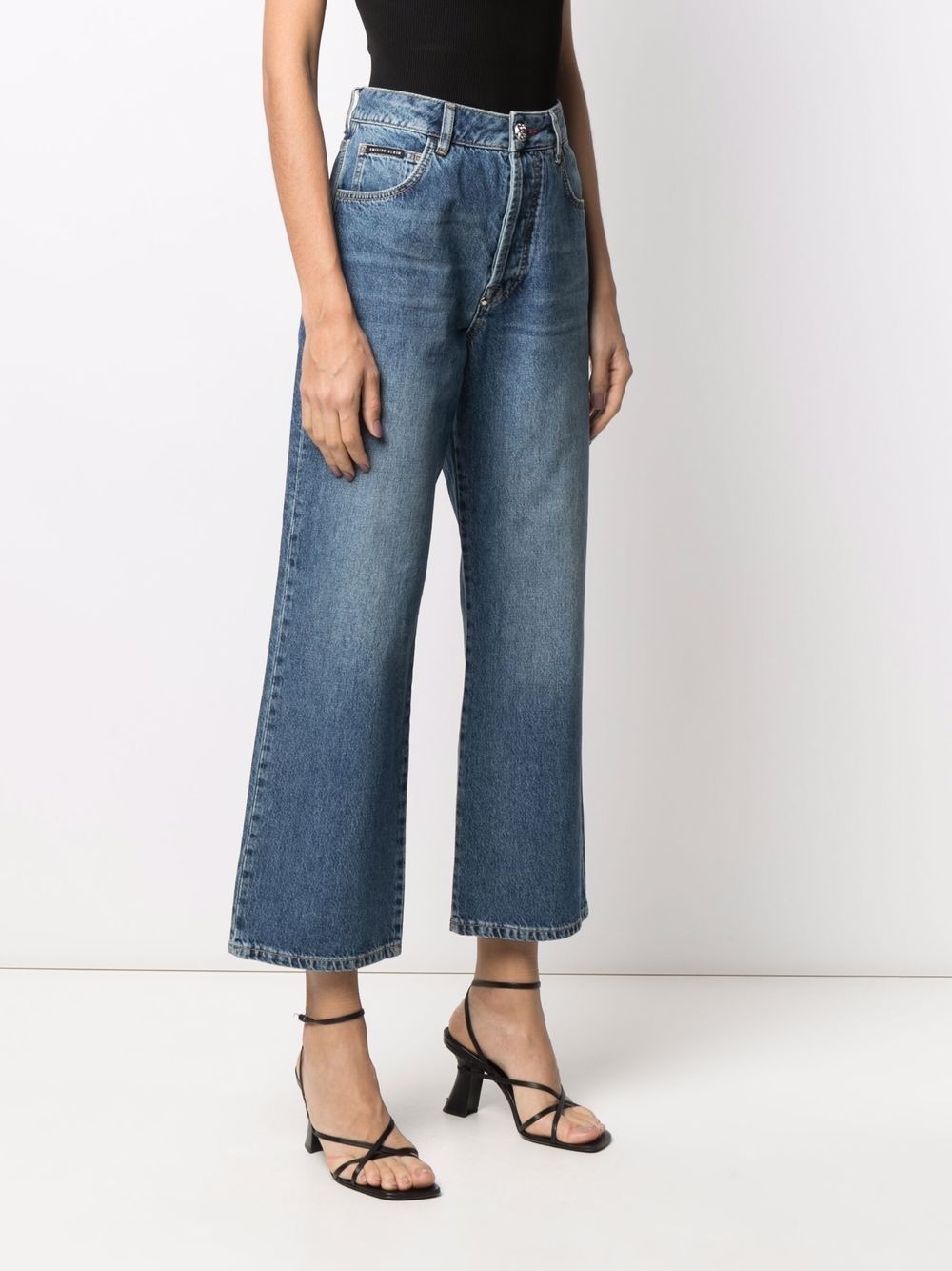 Iconic Plein wide-leg jeans - 3
