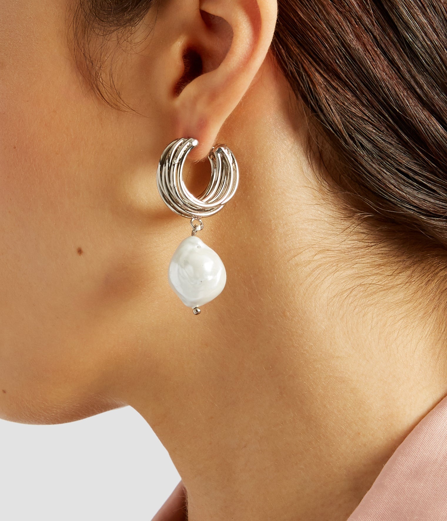 TWISTED HOOP EARRING - 3