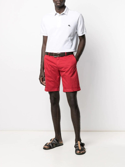 Etro embroidered logo polo shirt outlook