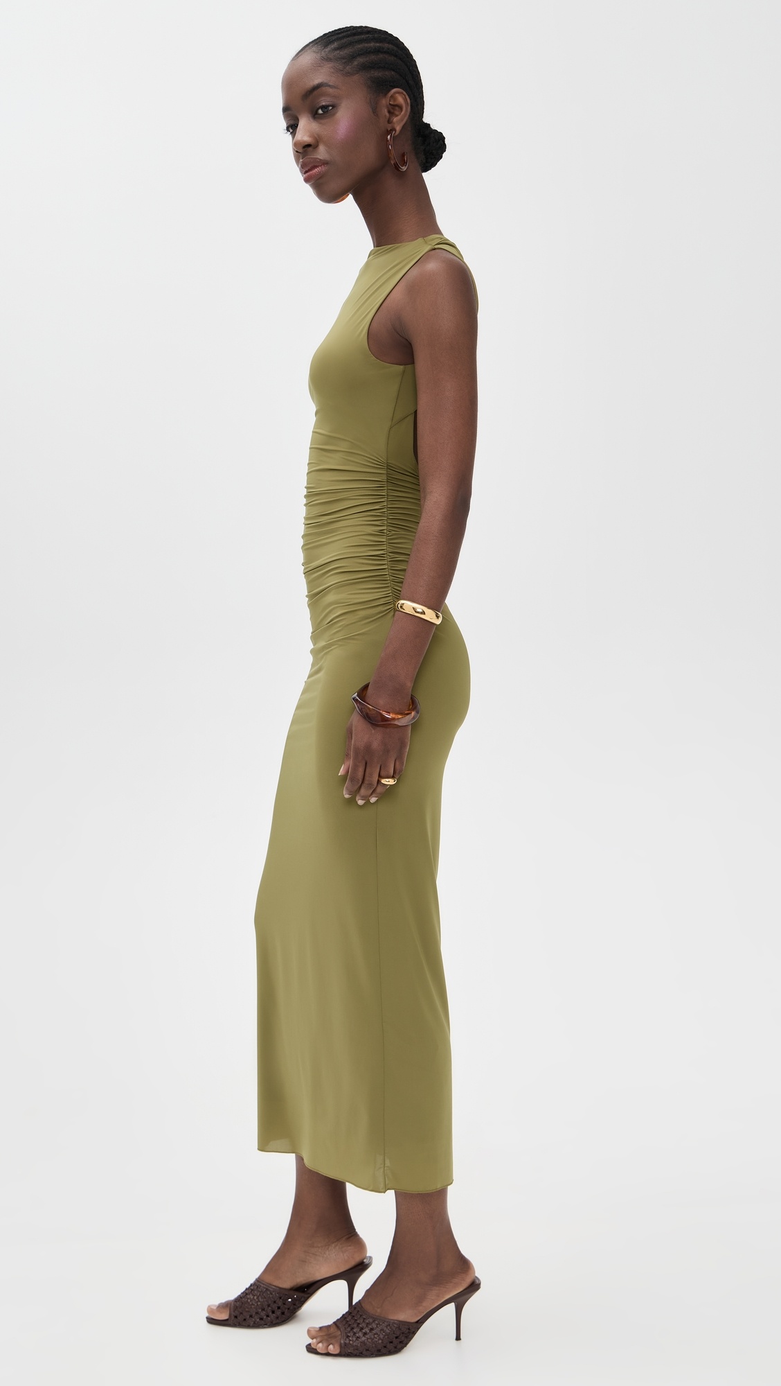 Cascina Twist Midi Dress - 3