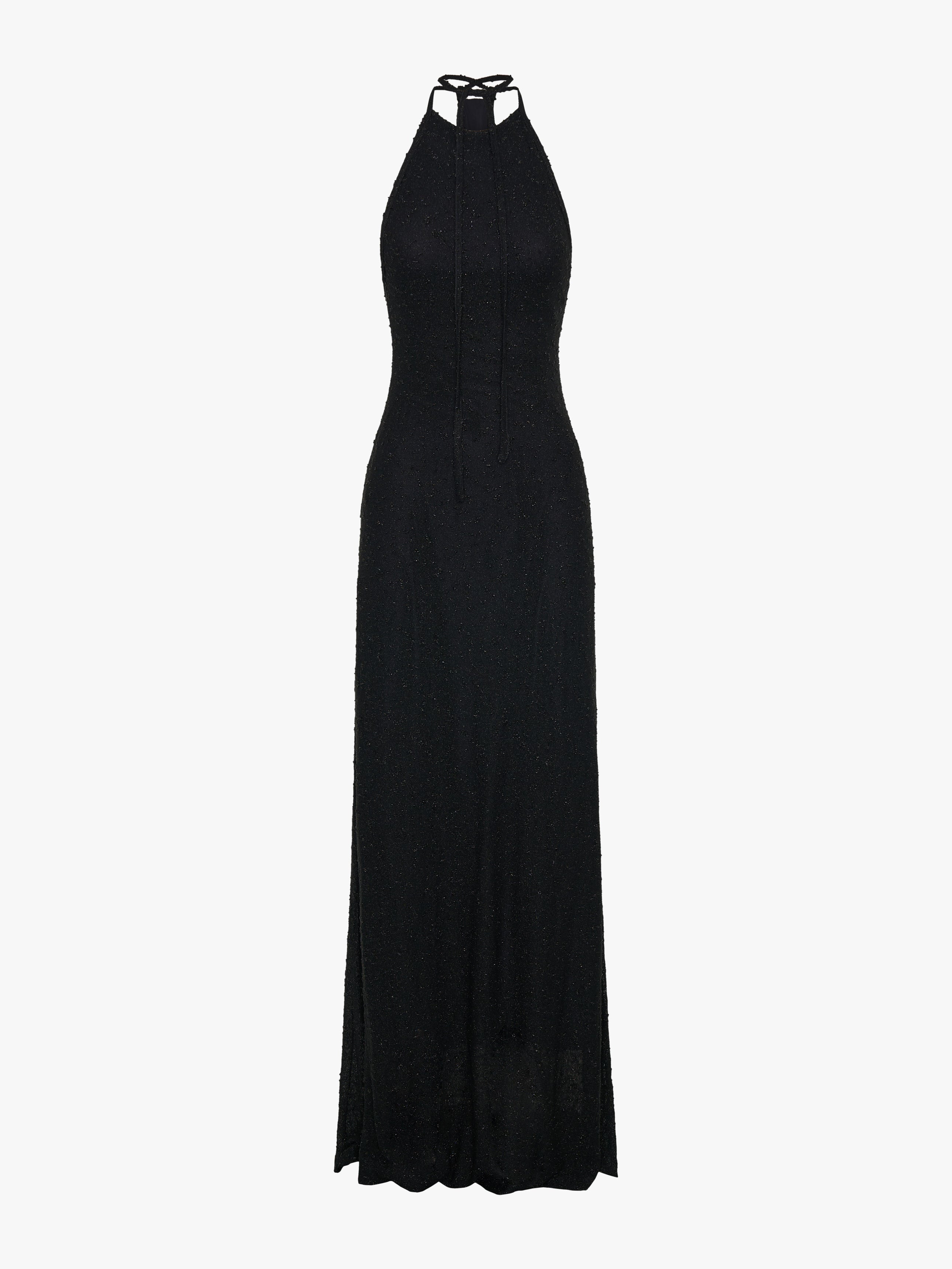 Imber Metallic Halter Dress - 6