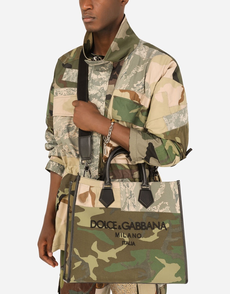 Camouflage patchwork shopper - 2