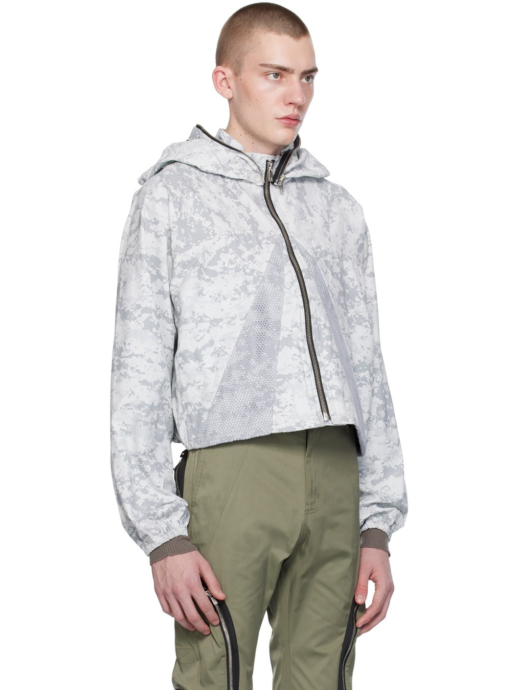 SSENSE Exclusive Off-White Parachute Jacket - 2