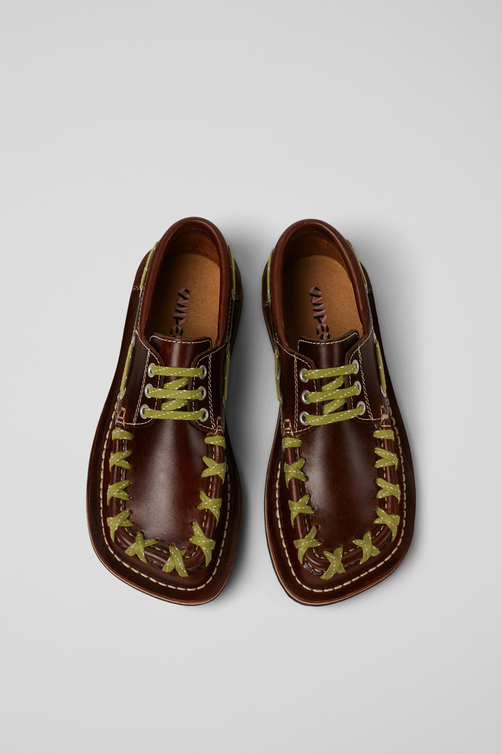 Brown boat shoes - 4