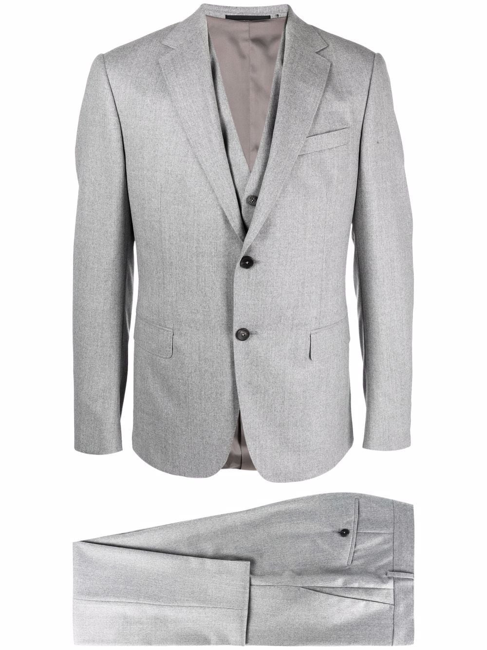 wool three-piece suit - 1