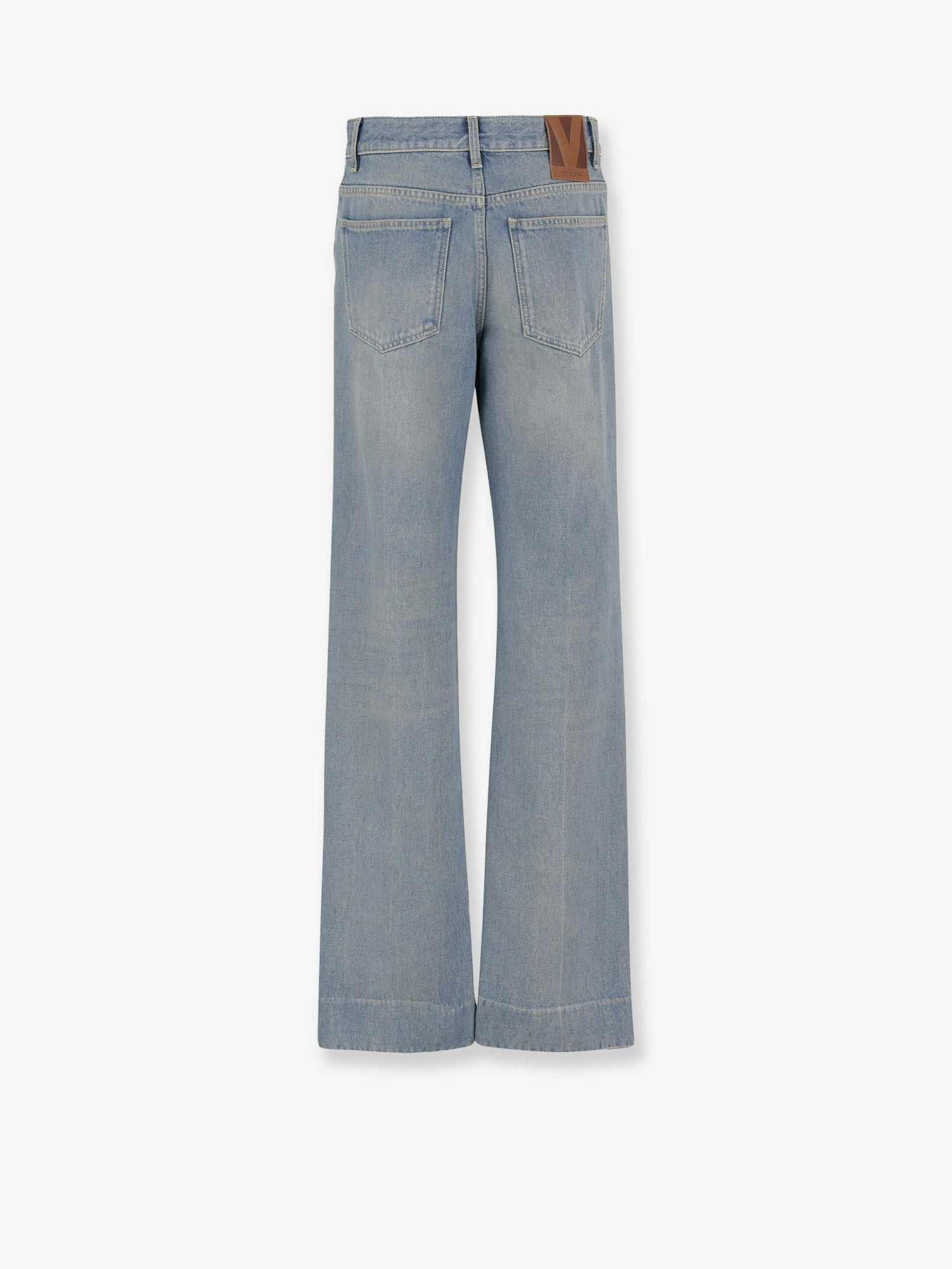 Stone-Washed Denim Jeans - 2