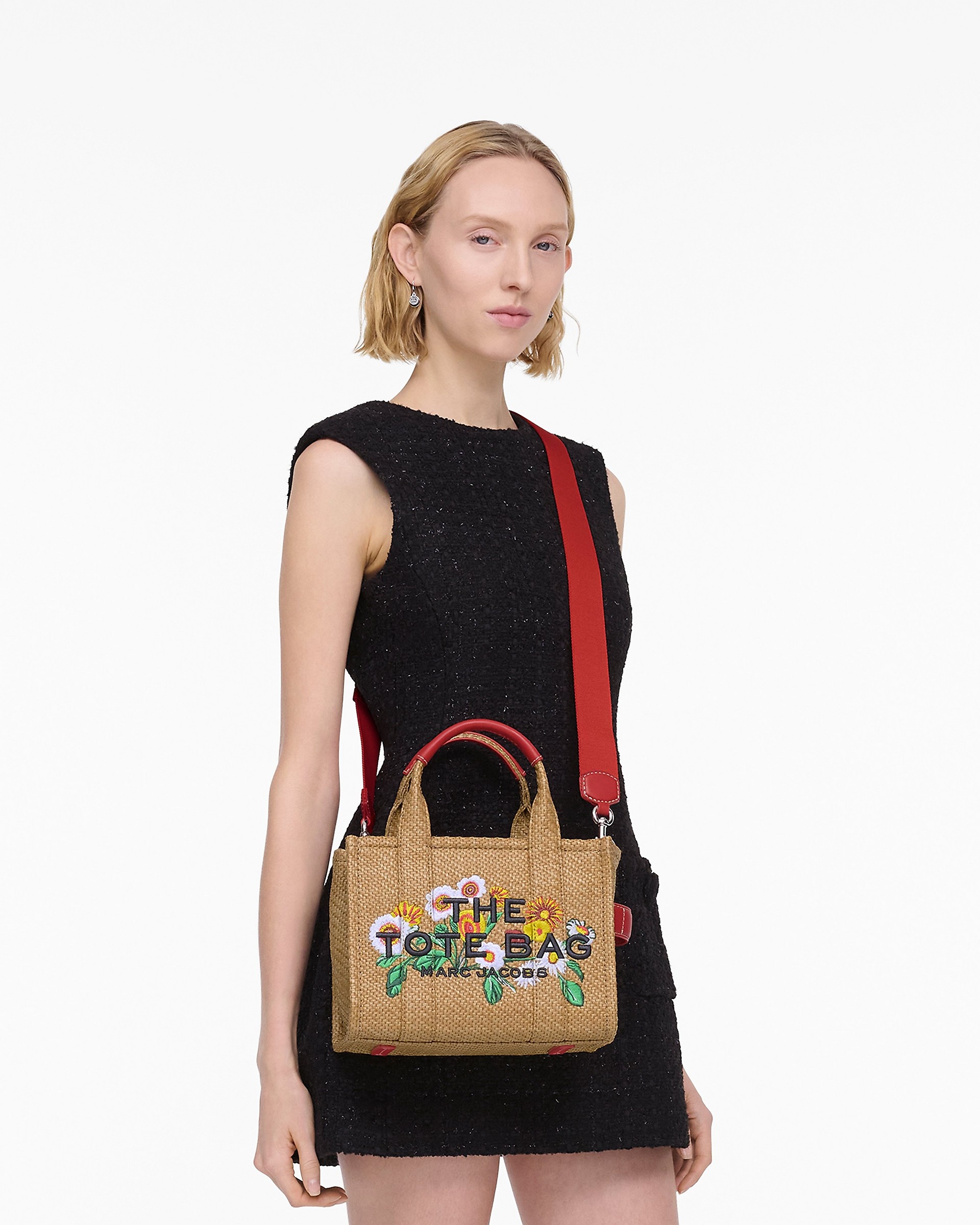 THE DAISY WOVEN SMALL TOTE BAG - 2