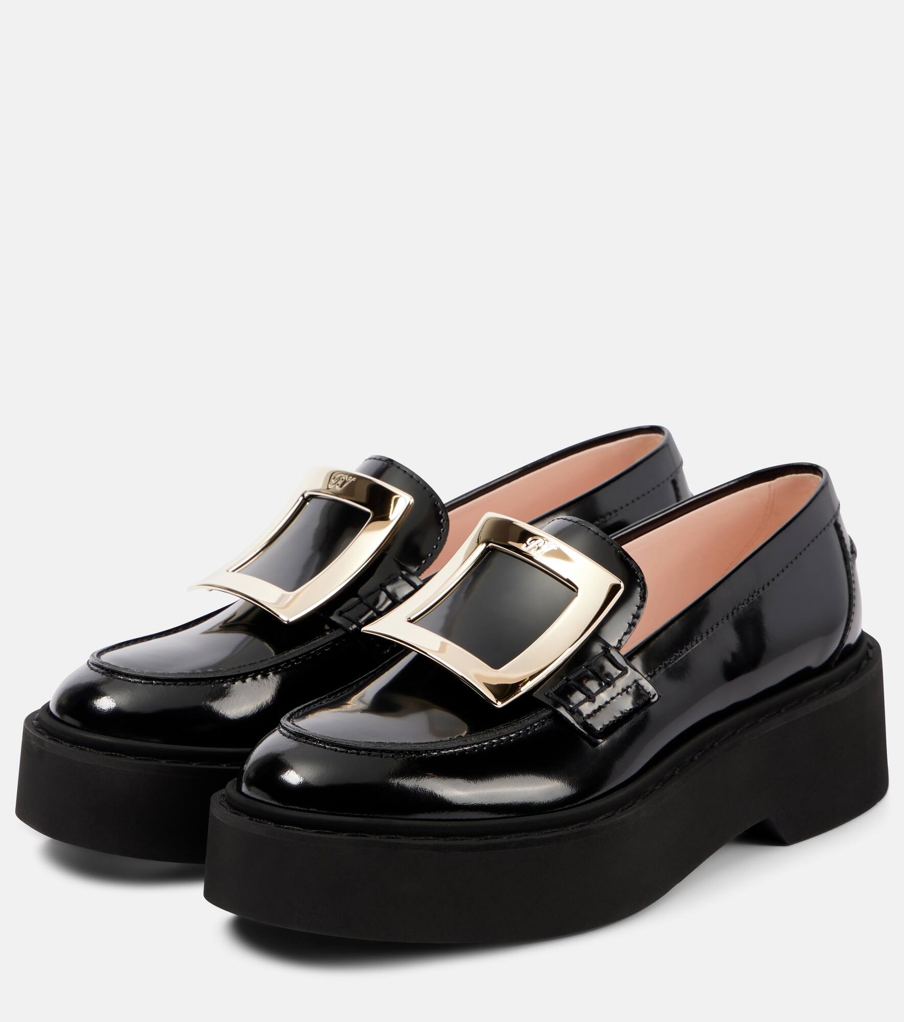 Viv' Rangers patent leather platform loafers - 4