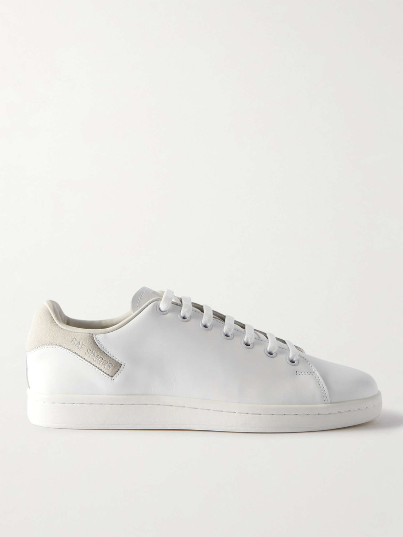 Orion Suede-Trimmed Leather Senakers - 1