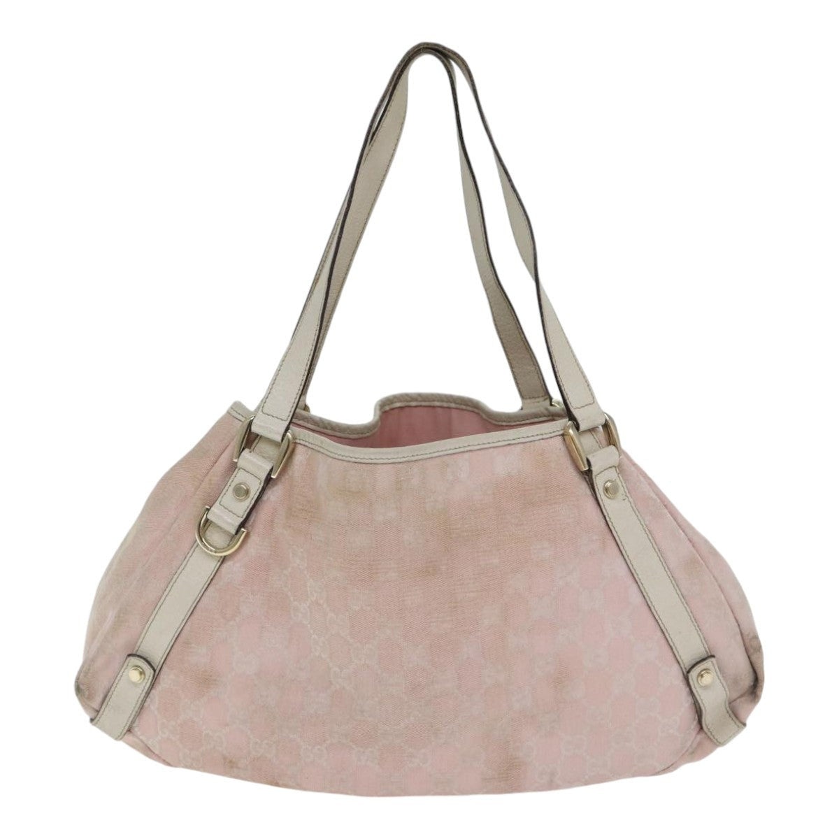 GUCCI GG Canvas Tote Bag Gold Pink - 3