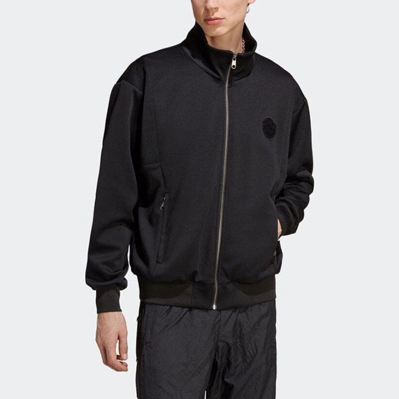adidas adidas originals Blue Version Club Track Jacket 'Black' IA2439 outlook