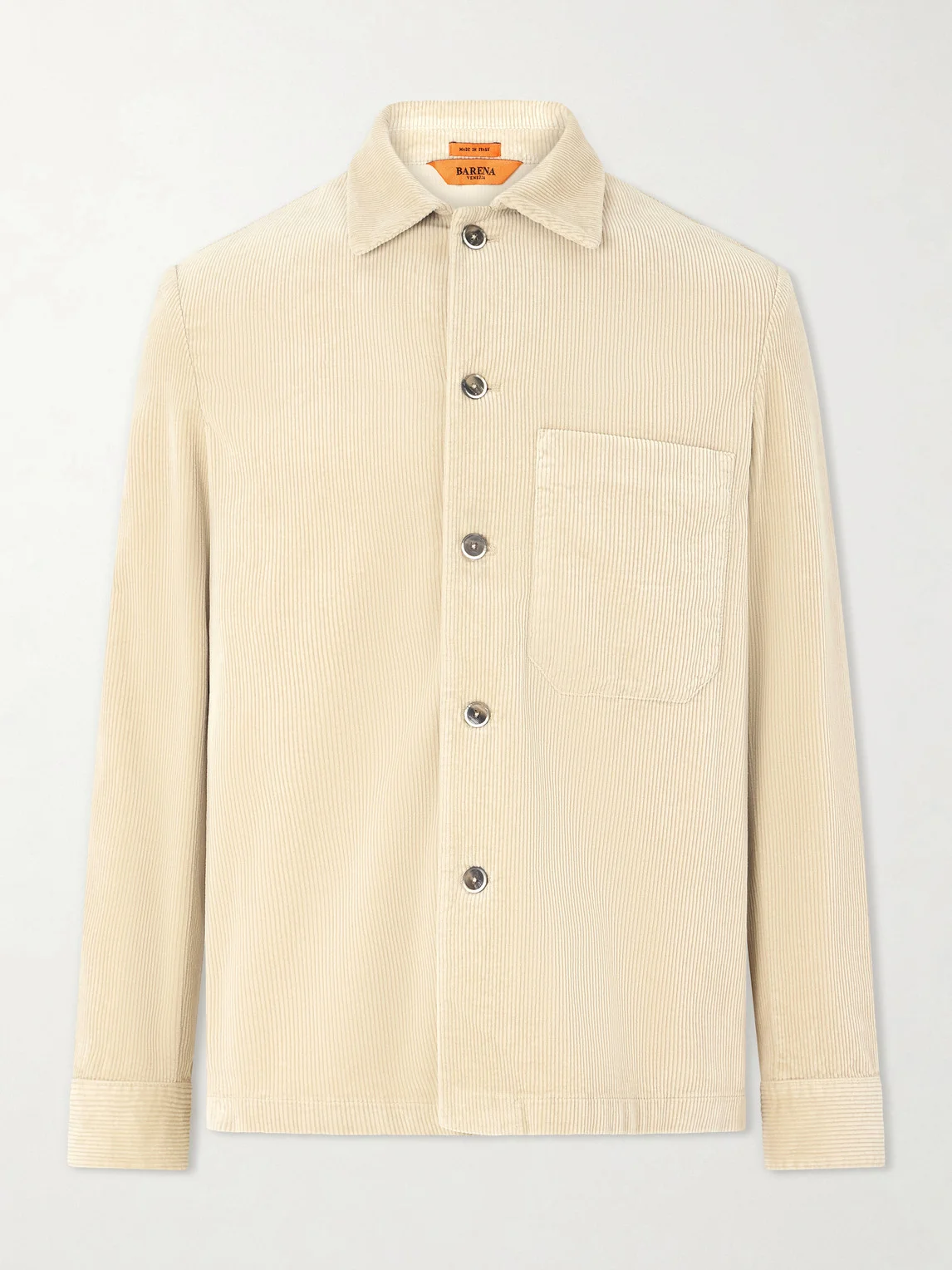 Cotton-Blend Corduroy Overshirt - 1