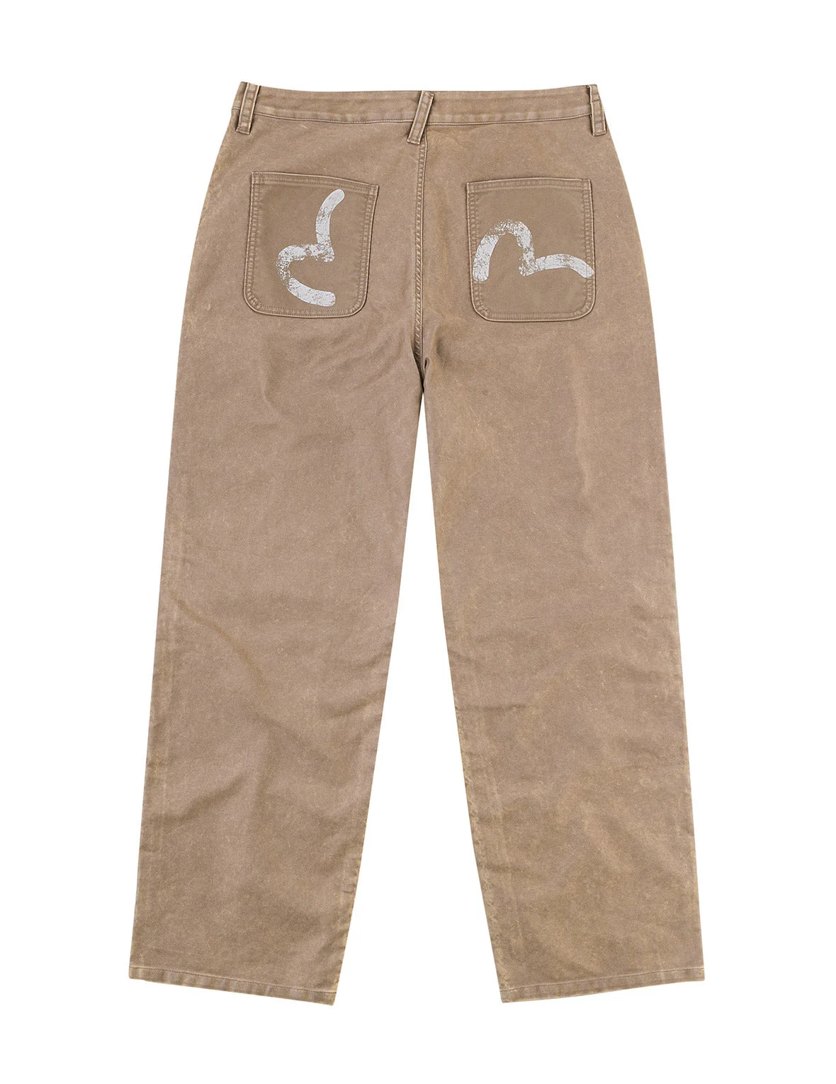 Seagull Print and Multi-Pocket Regular Fit Cargo Pants - 1