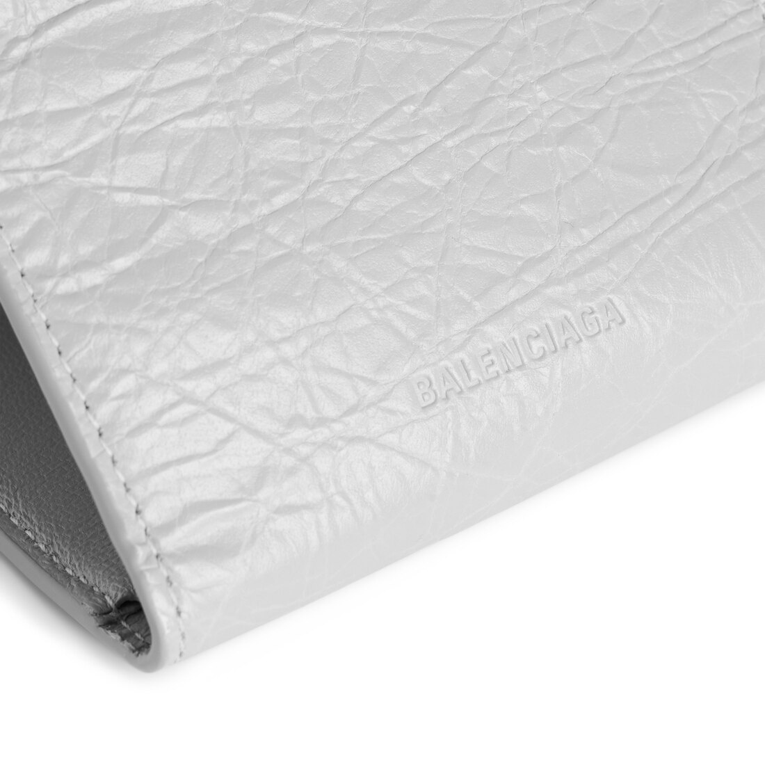 Women's Le City Mini Wallet in Light Grey - 5