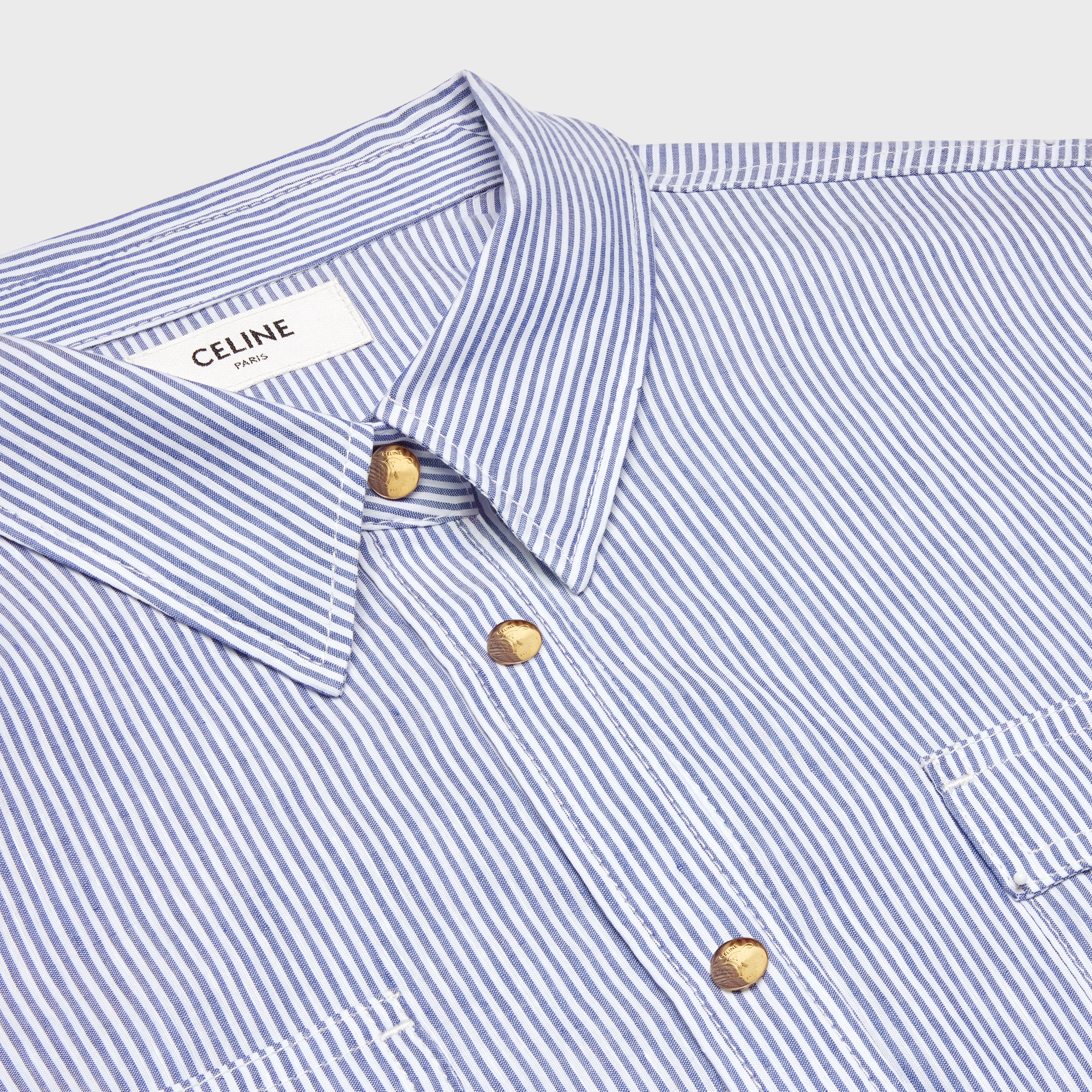 KNOTTED SHIRT WITH T SLEEVES IN LINEN AND COTTON - 3