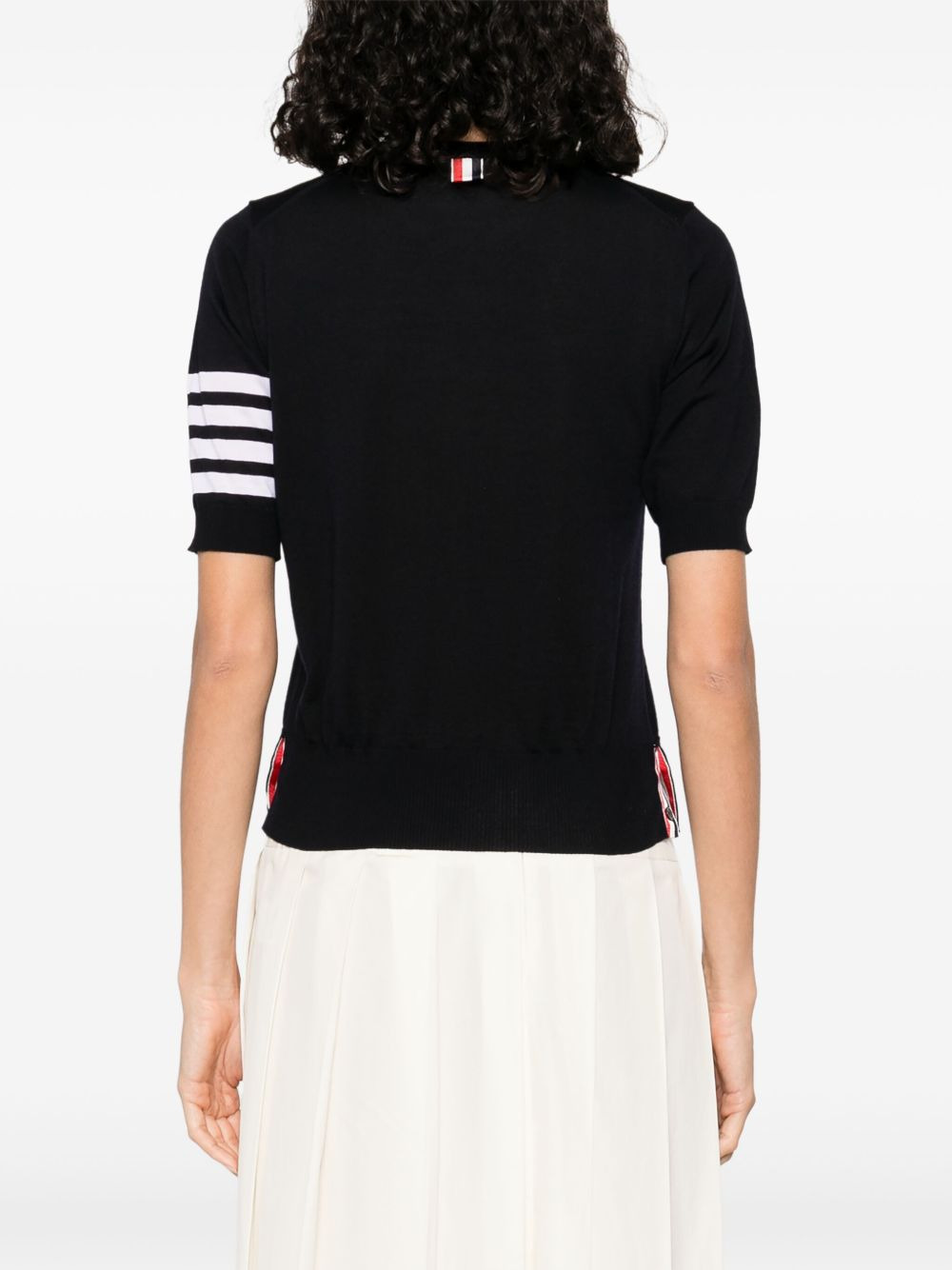 Thom Browne Women 4Bar Wool Top - 3