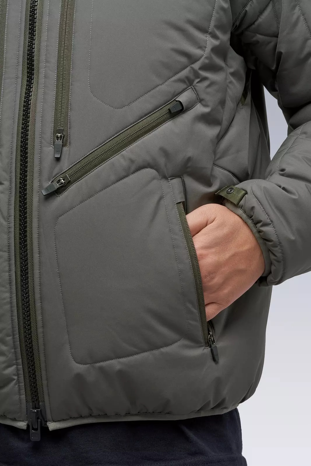 J91-WS Windstopper® PrimaLoft® Modular Liner Jacket Gray - 13