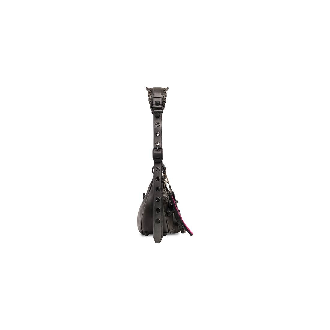 Women's Le Cagole Small Shoulder Bag Used in Black - 3