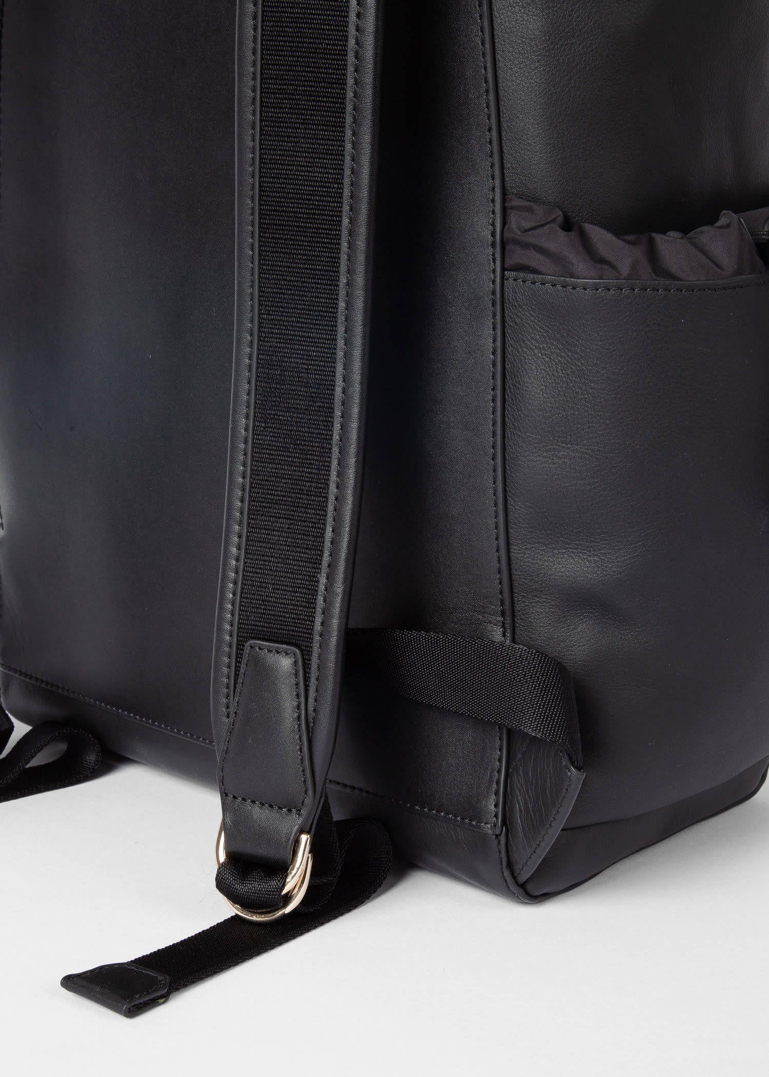 Leather 'Signature Stripe' Flap Backpack - 5