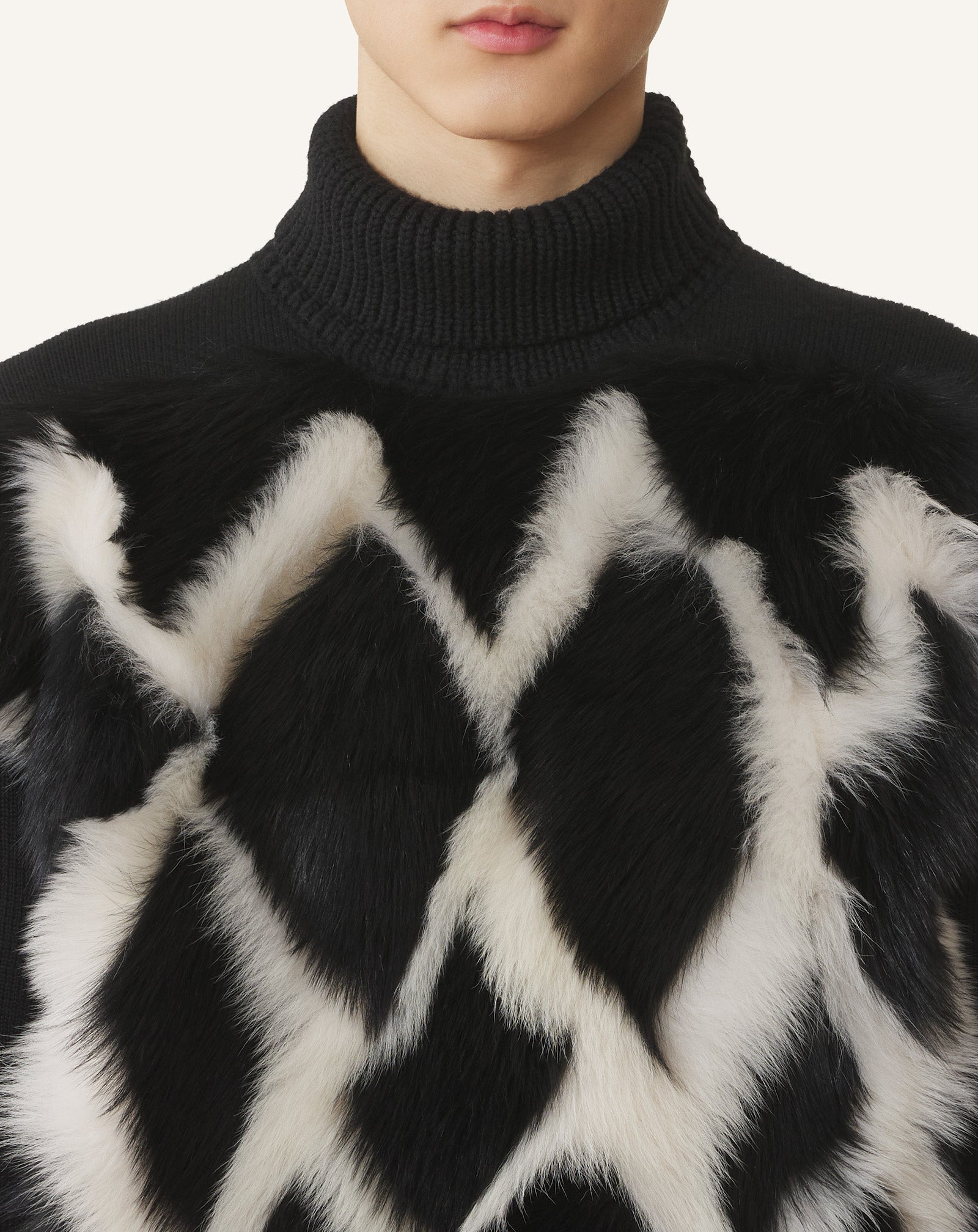 FUR-EFFECT SWEATER - 5