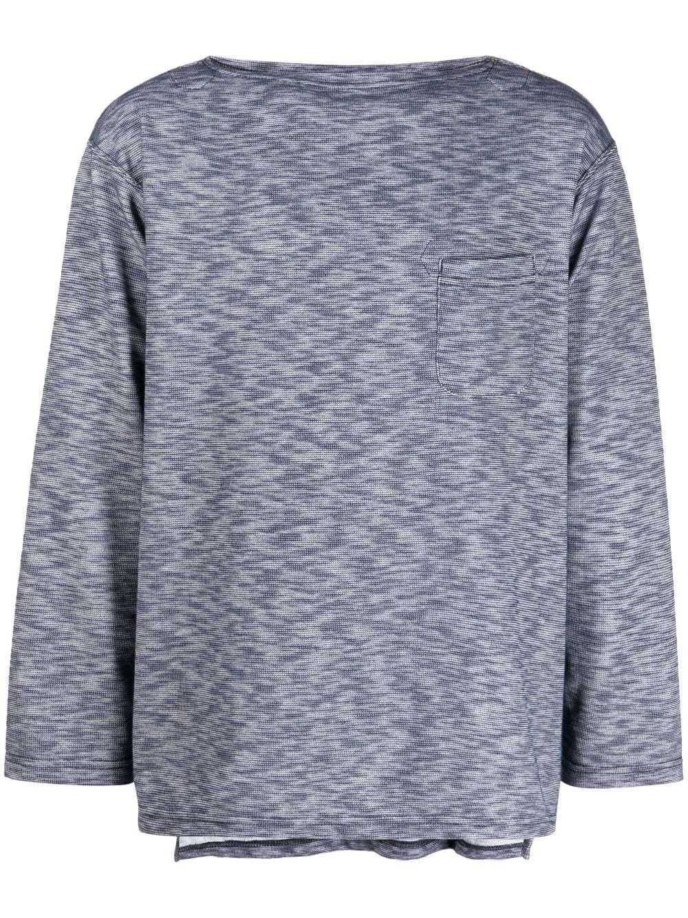 Basque slub-texture sweatshirt - 1