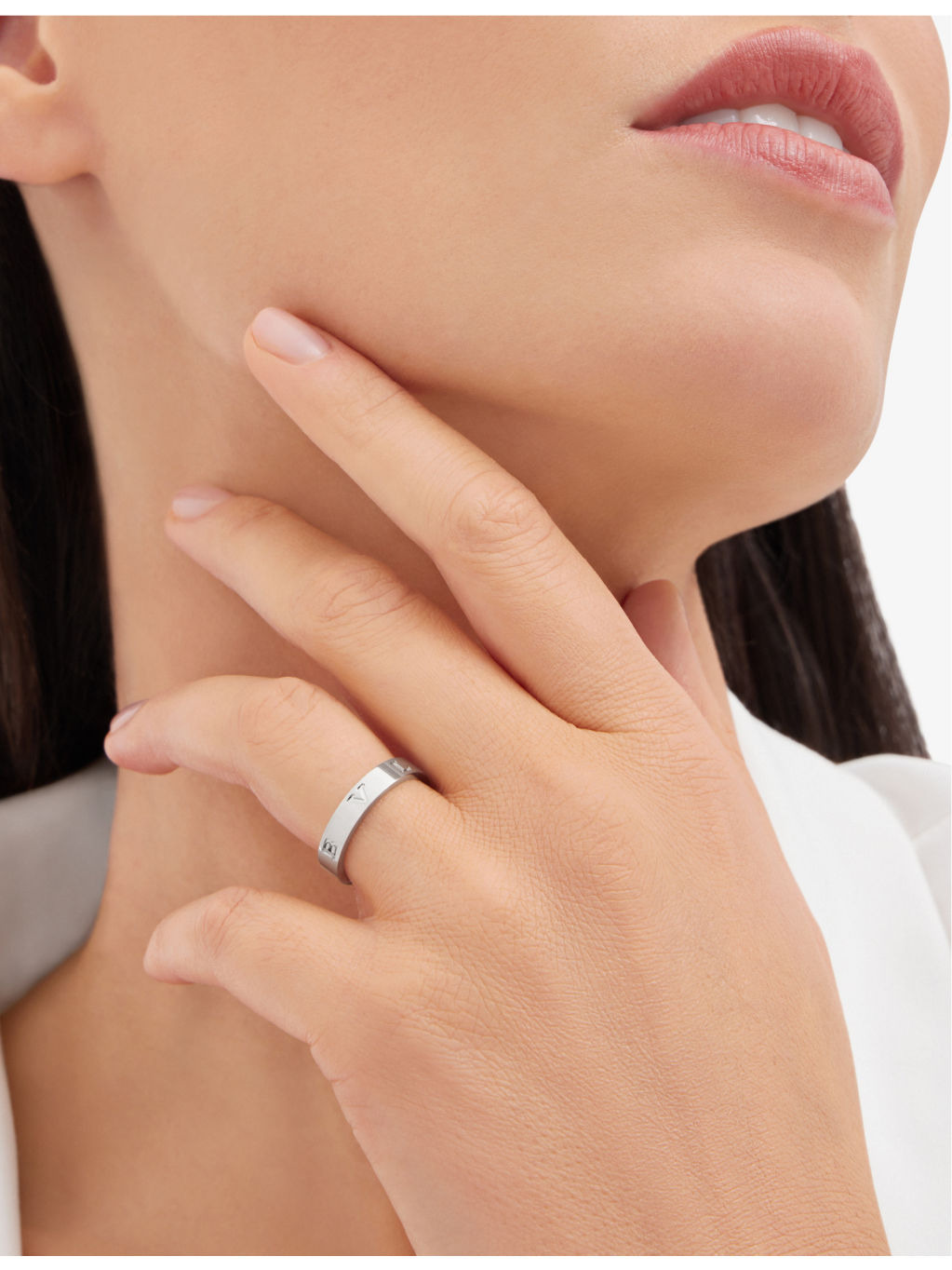 B.zero1 18ct white-gold ring - 2