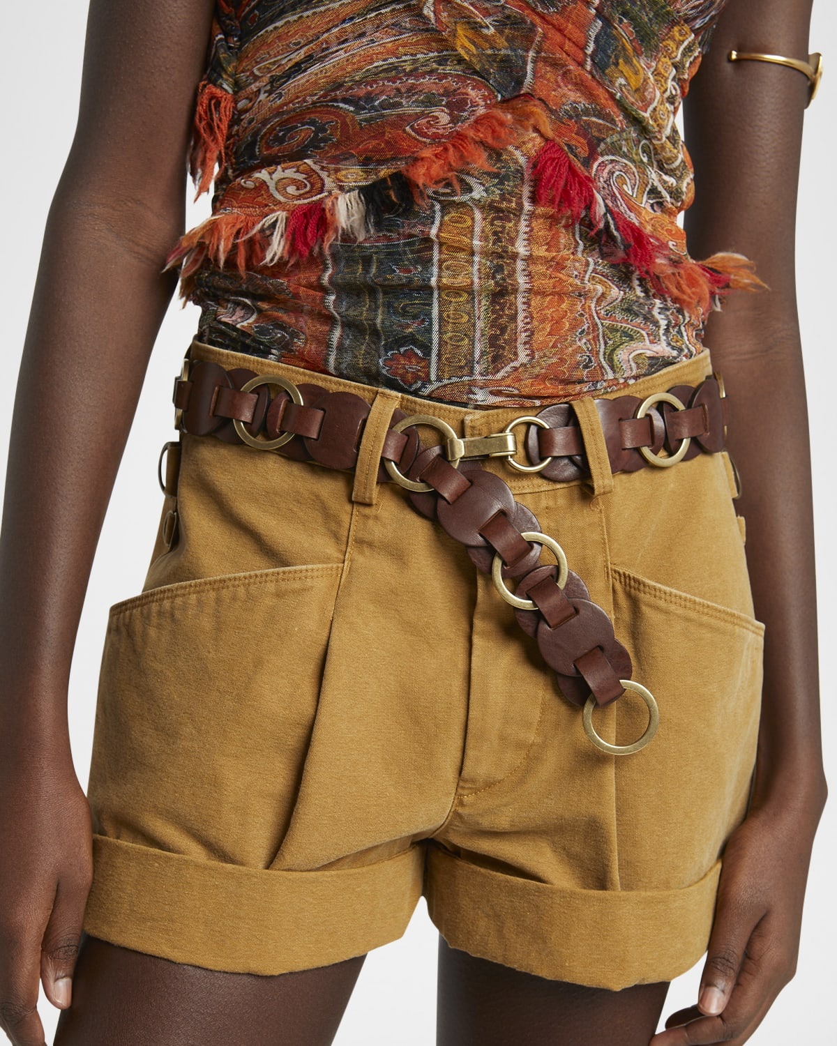 ベルト Isabel Marant Lota Belt In Leather With l Rings Isabel Marant Lota Disc Leather Belt in Black | Lyst