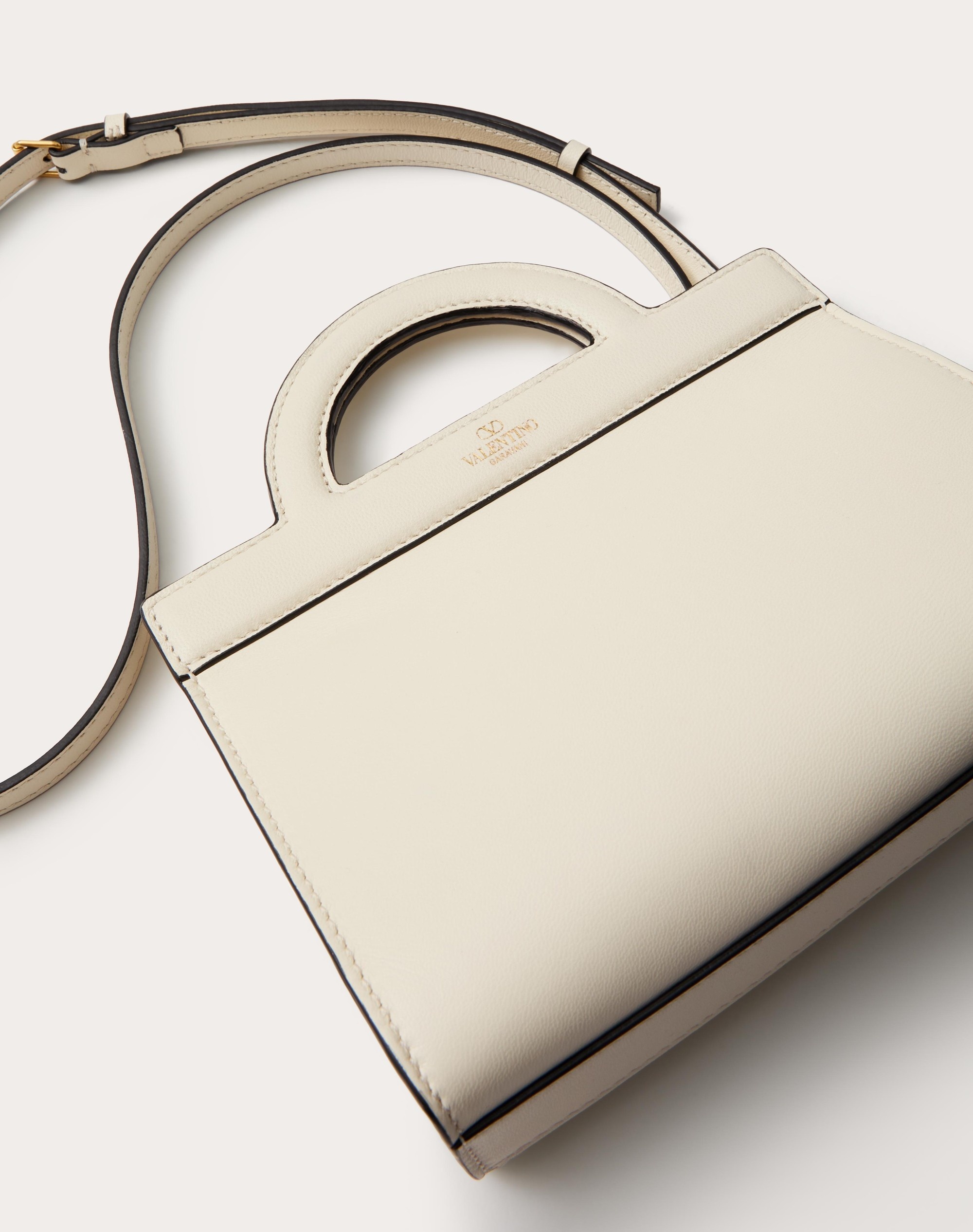 VALENTINO GARAVANI TAGGED MINI CROSS-BODY BAG IN CALFSKIN - 5
