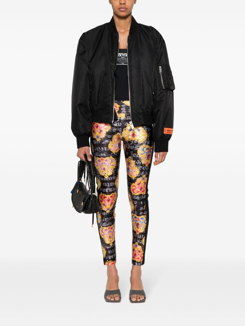 Heart Couture-print leggings - 2