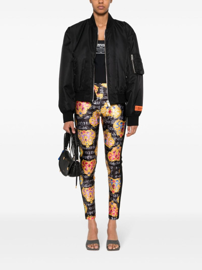 VERSACE JEANS COUTURE Heart Couture-print leggings outlook