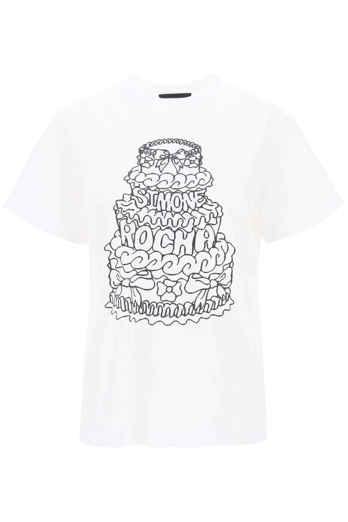 "Round neck Cake T-shirt" Simone Rocha - 1