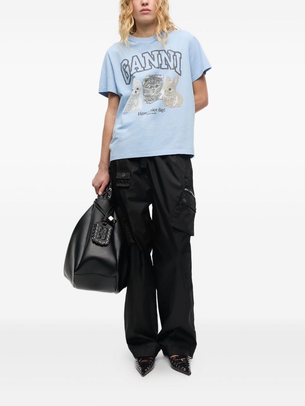 logo-print T-shirt - 2