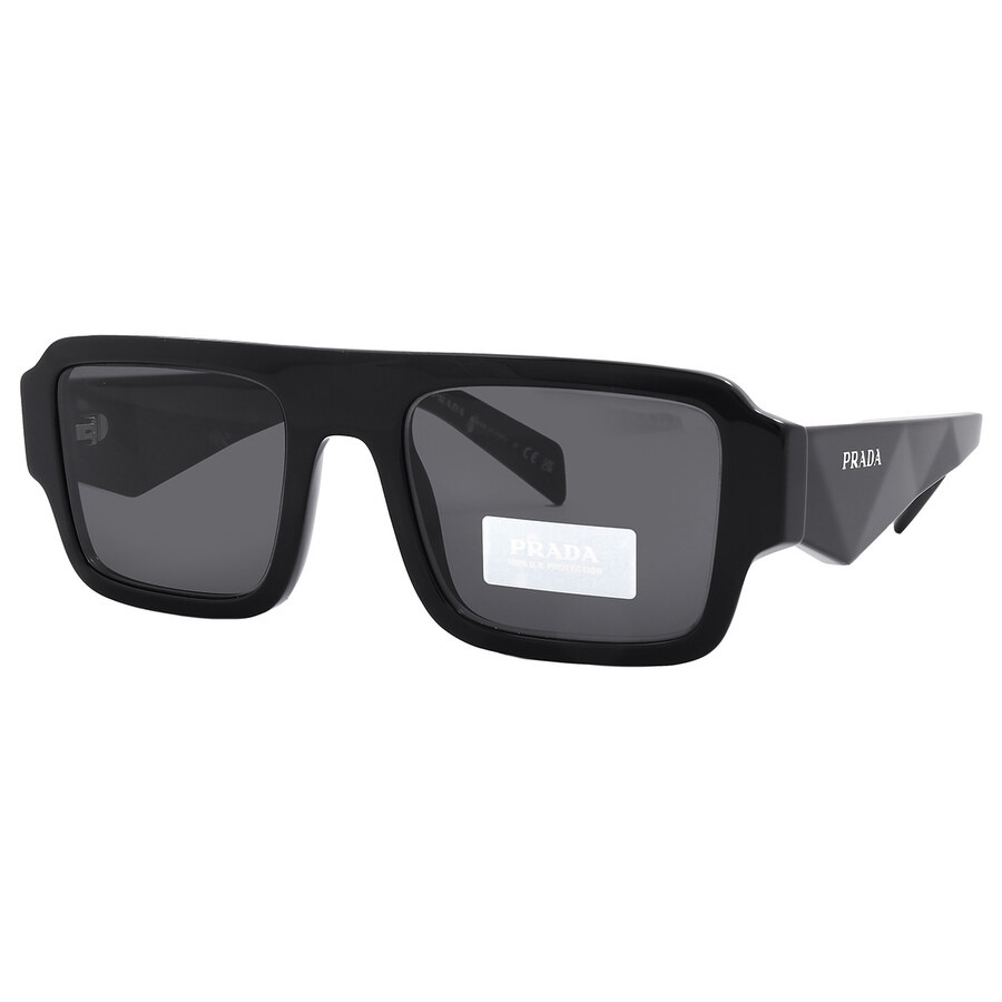 Prada Grey Browline Men's Sunglasses PR A05S 16K08Z 53 - 3