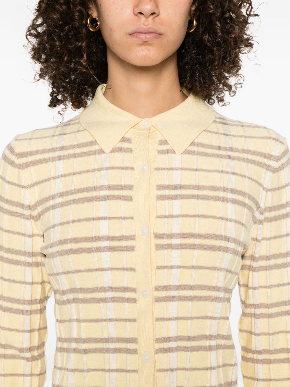 Elle plaid cardigan - 5