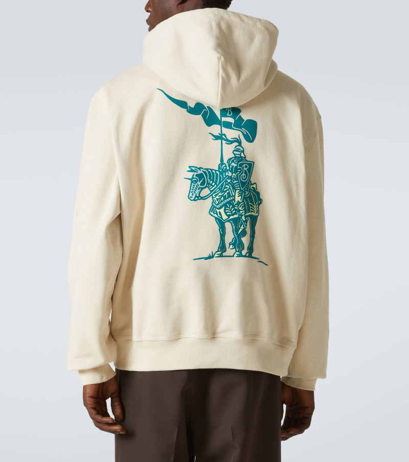 Logo cotton hoodie 4