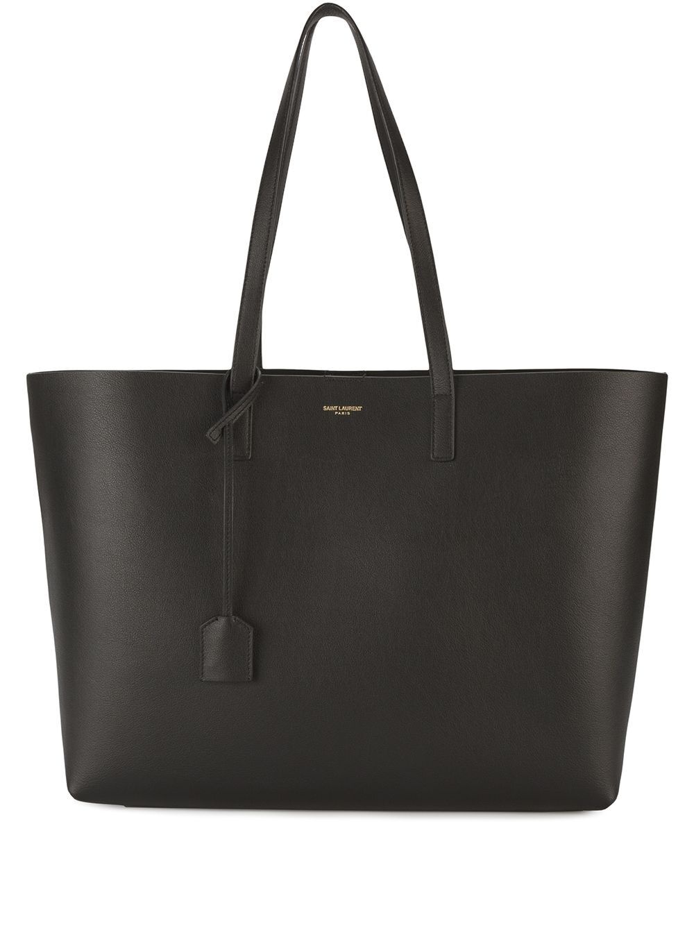 Saint laurent leather shopping bag - 1