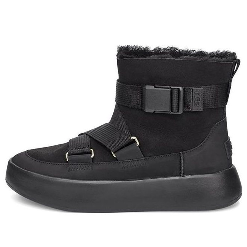 (WMNS) UGG Classic Boom Buckle Snow boots Black 1104616-BLK 1