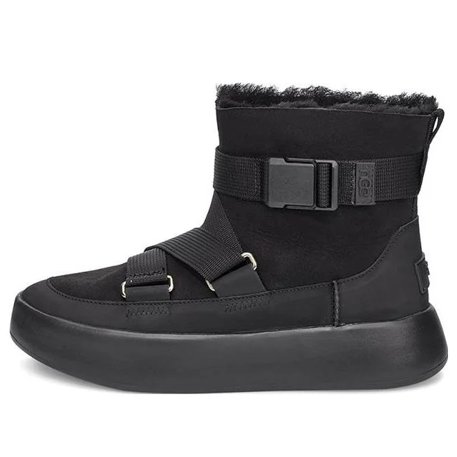 (WMNS) UGG Classic Boom Buckle Snow boots Black 1104616-BLK - 1