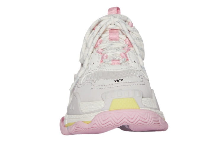 (WMNS) Balenciaga Triple S 'White Yellow' 524039W2FW47541 - 3