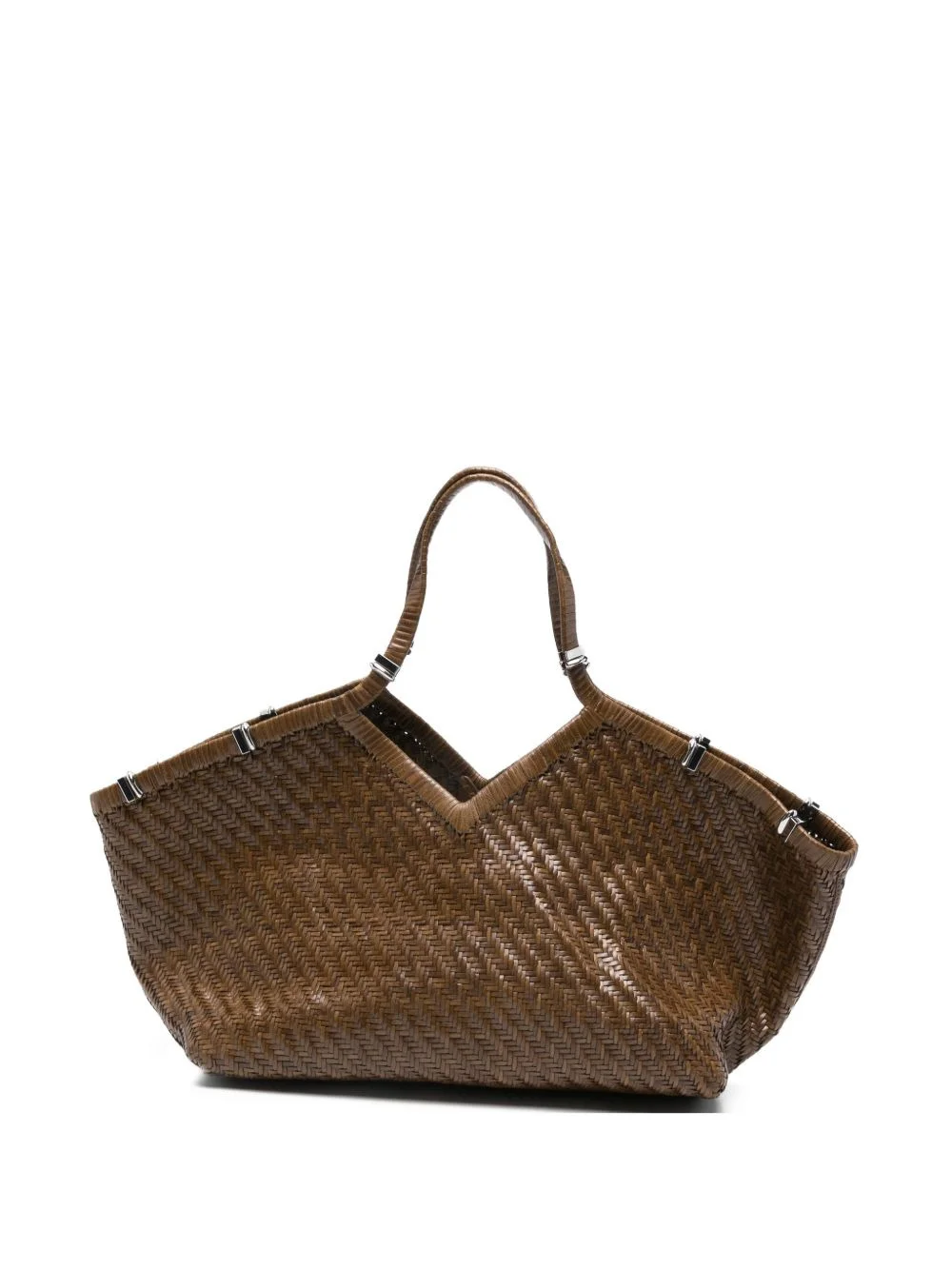 large Usha hand-woven tote bag - 1