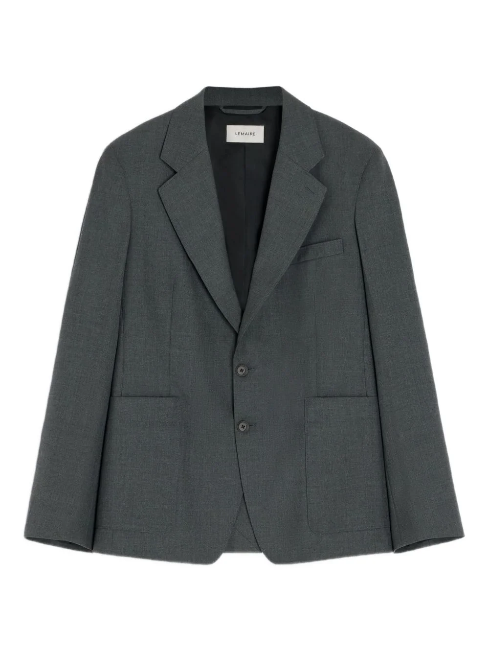 tailored twill blazer - 1